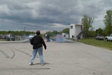 Thunderbird Dragway - Burnouts Photo From Water Winter Wonderland